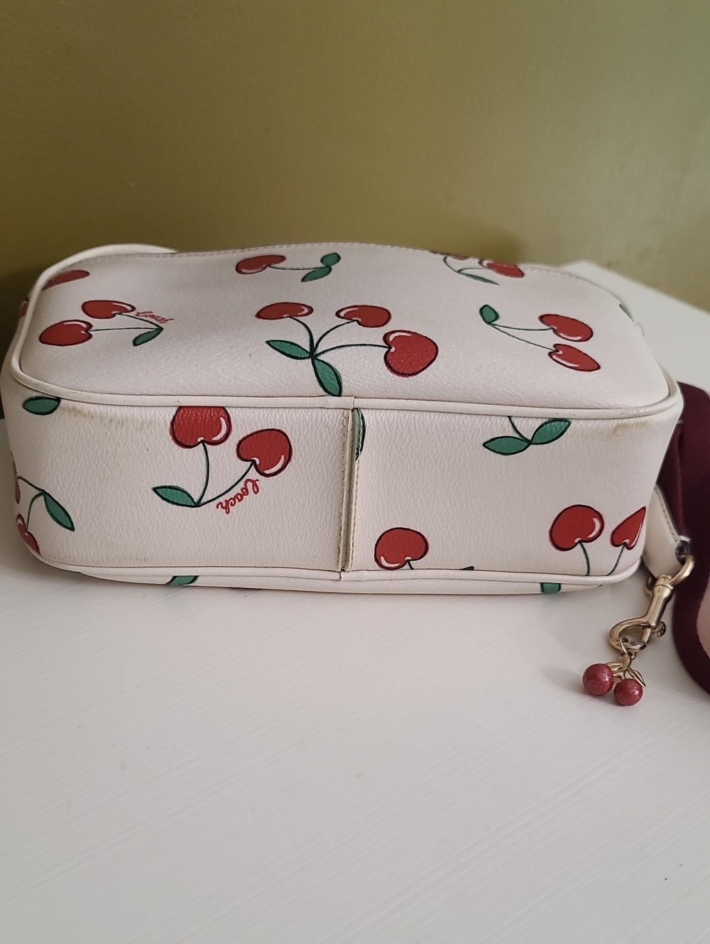 Coach Jamie Camera Bag with Heart Cherry Print ๐ - Picture 12 of 16